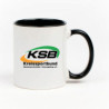 KSB SOE Tasse schwarz/weiss