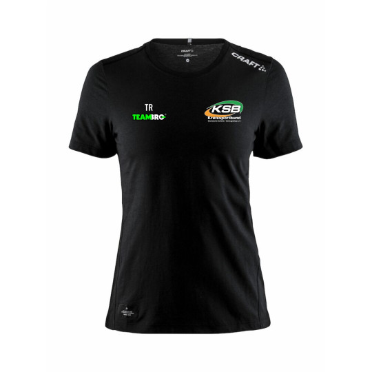 KSB SOE Damen Baumwollshirt schwarz