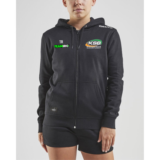 KSB SOE Damen Kapuzenjacke schwarz