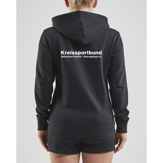 KSB SOE Damen Kapuzenjacke schwarz