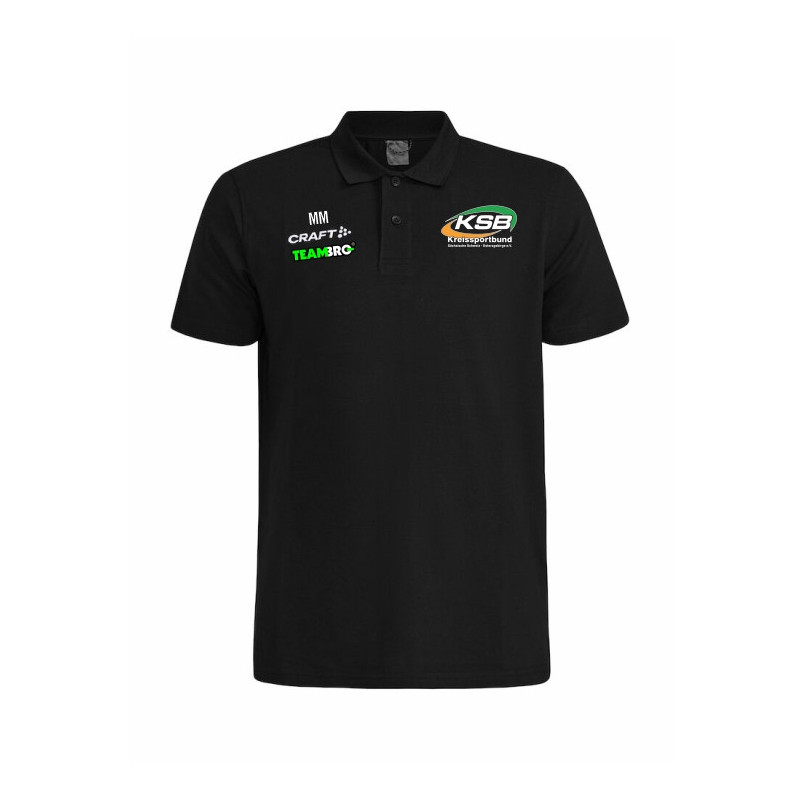 KSB SOE Herren Polo schwarz