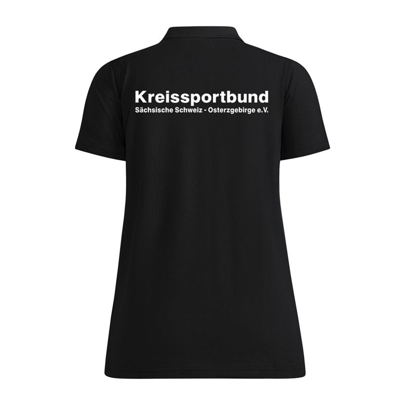 KSB SOE Polo Damen schwarz